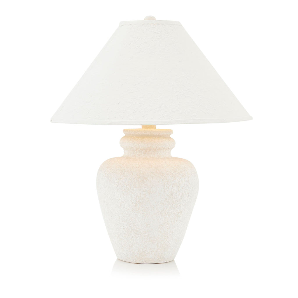 White Stone Lamp