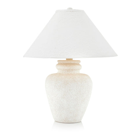 White Stone Lamp