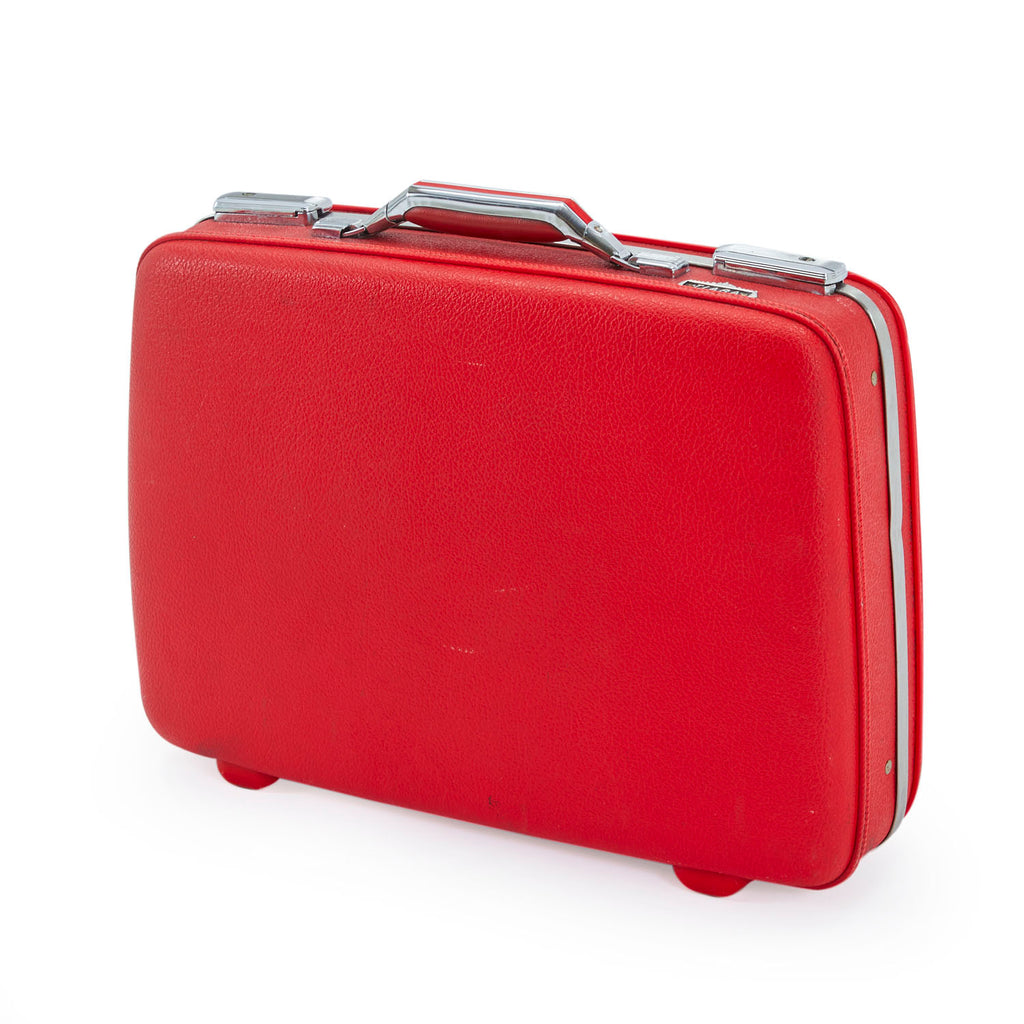 Red Vintage Hardshell Suitcase