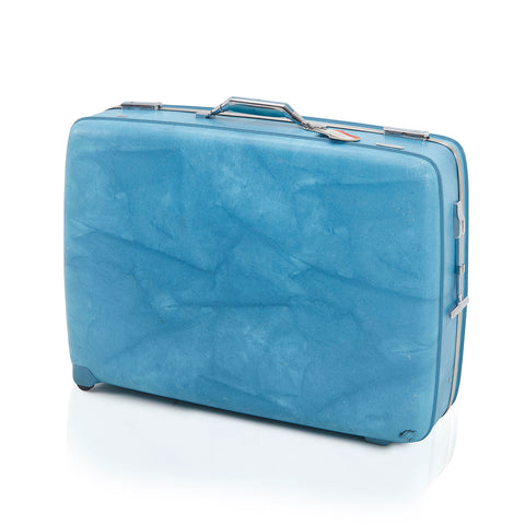 Vintage Blue Suitcase Large