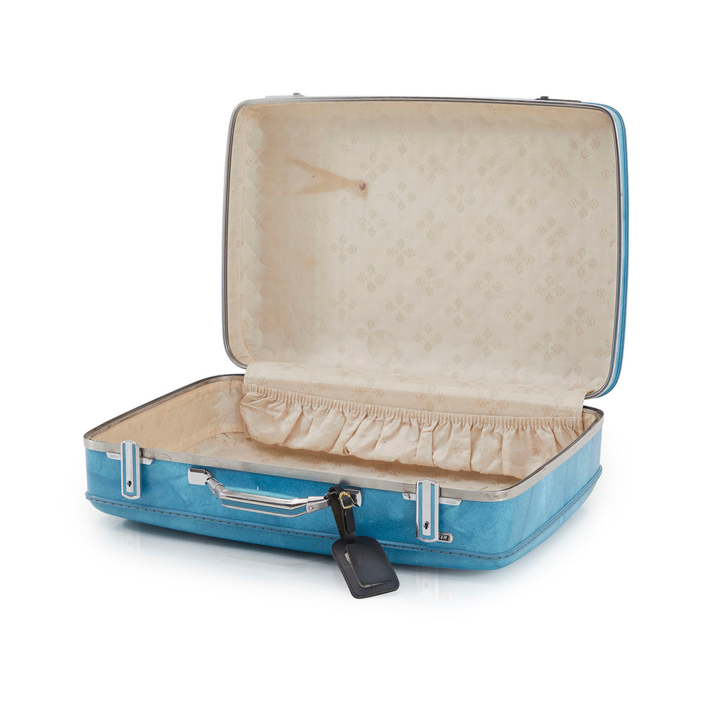Vintage Blue Suitcase Medium
