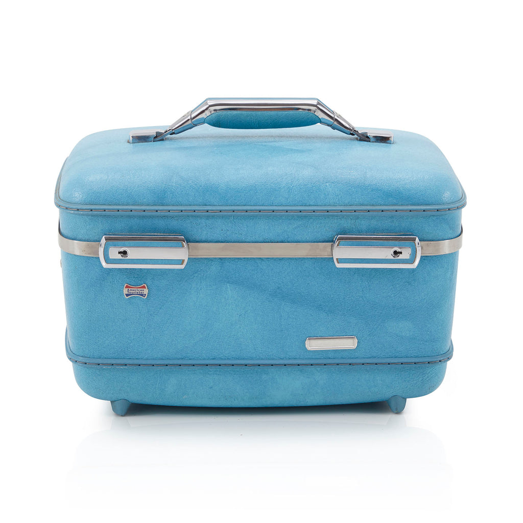 Vintage Blue Suitcase Small