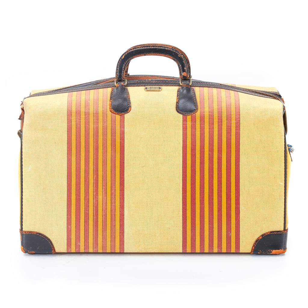 Tan with Red Racing Stripe Soft Luggage