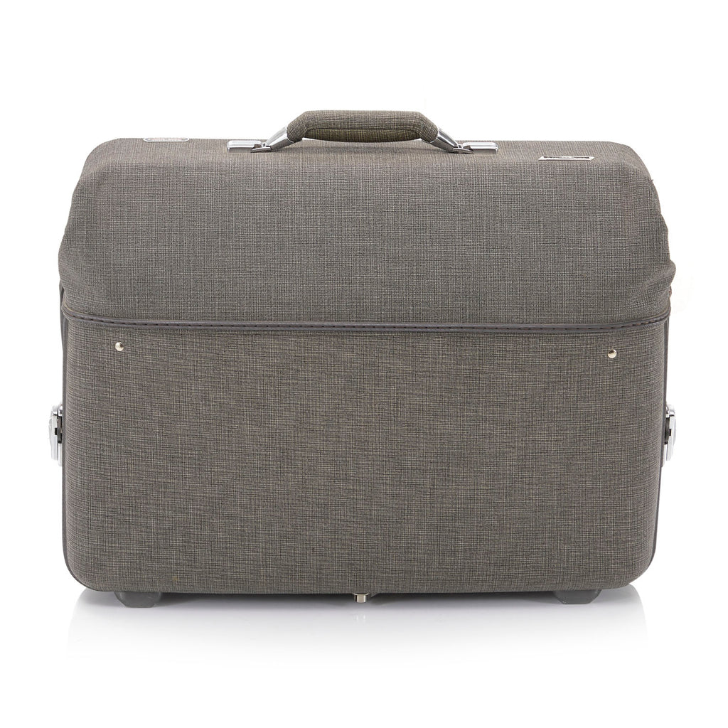 Vintage Grey Travel Suitcase