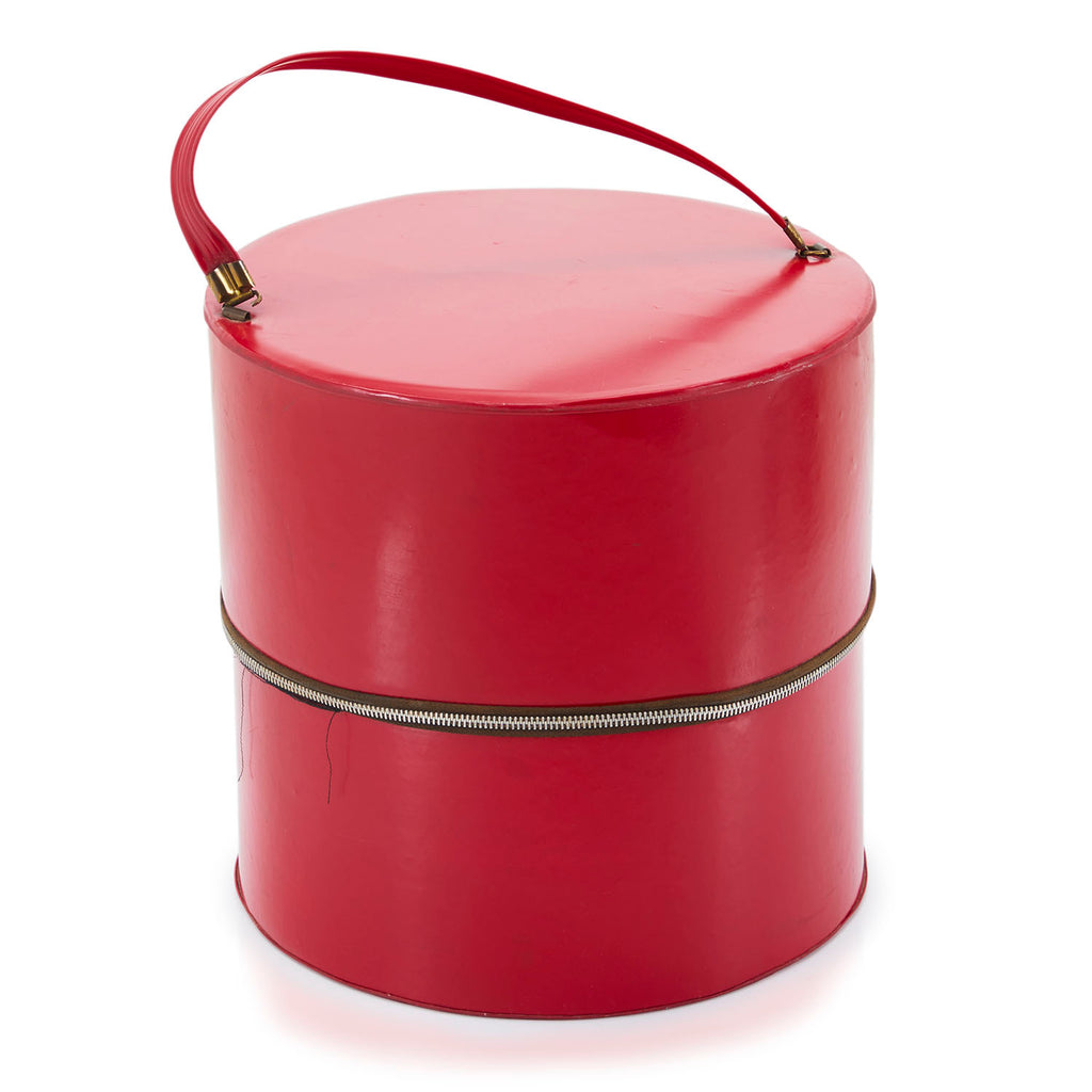 Red Vinyl Hatbox