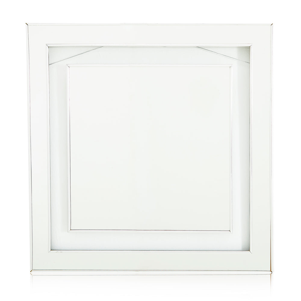 Silver Trim Square Mirror Frame with Mirror