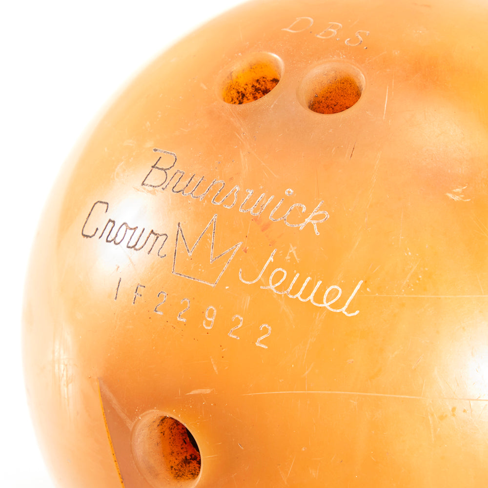 Orange Cream Crown Jewel Bowling Ball