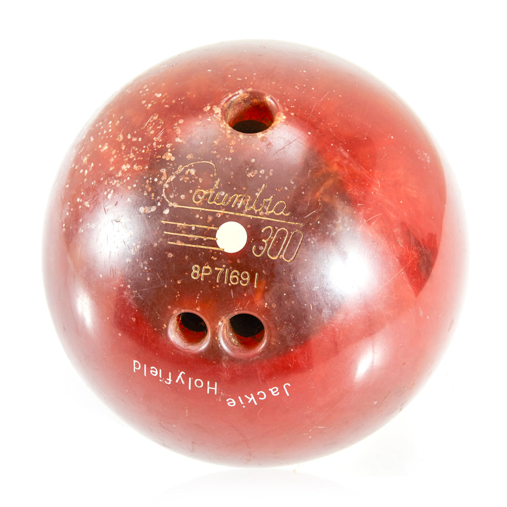 Vintage Red Bowling Ball