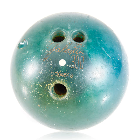 Vintage Green Bowling Ball