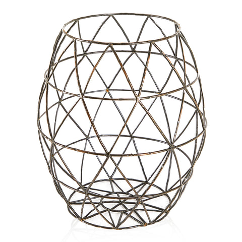Tall Metal Wire Basket