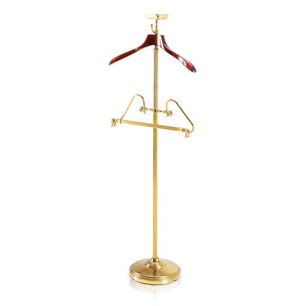 Gold Suit Valet Stand