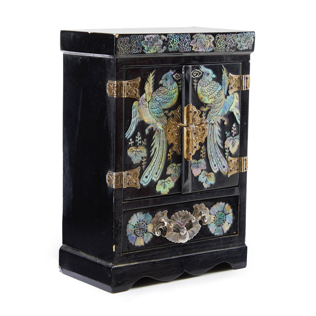 Black Armoire Jewelry Box