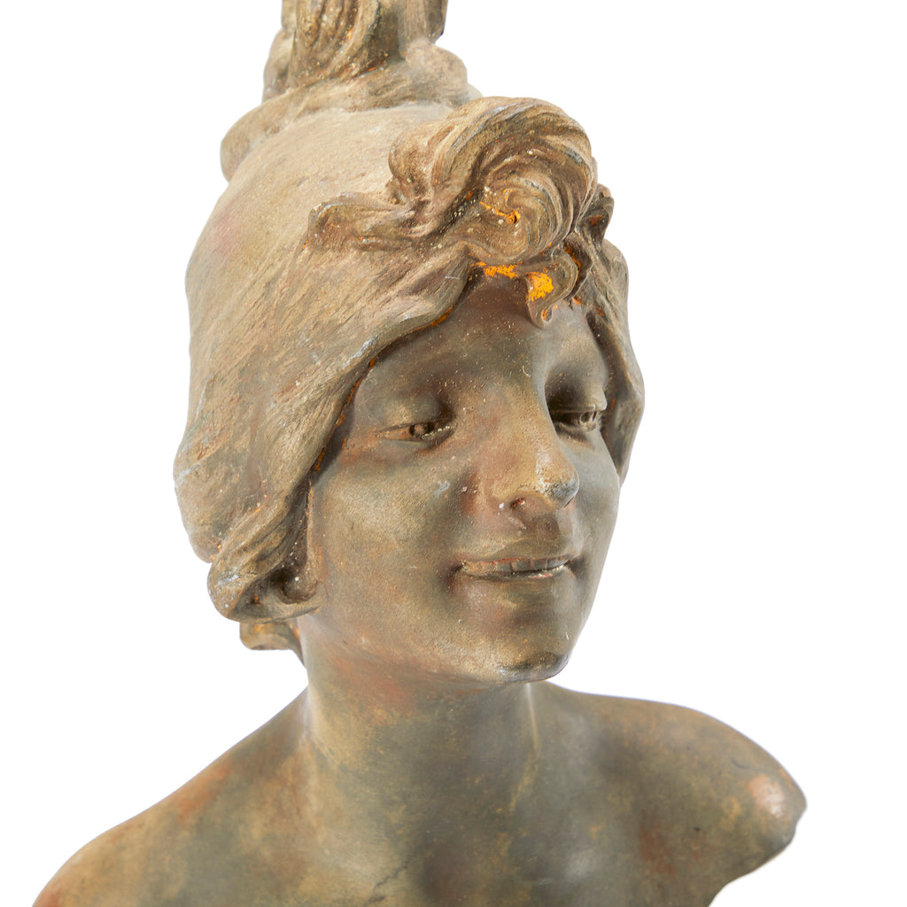 Art Nouveau Female Bust