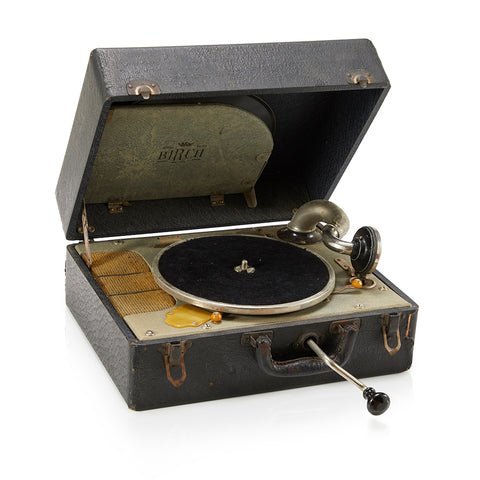 Vintage Hand Cranked Record Player