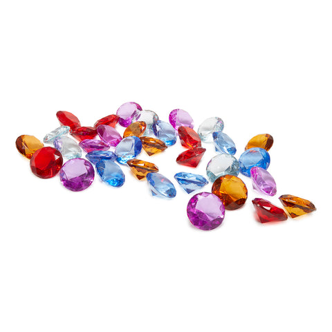 Multi Color Acrylic Gems - Large