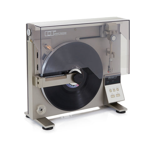Electronic Mitsubishi Silver Vertical Turntable
