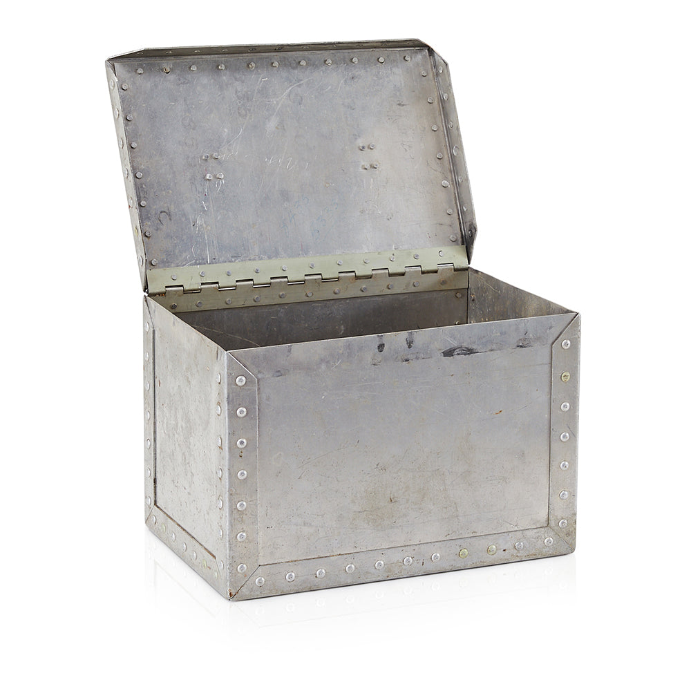 Steel Square Storage Box w Handle