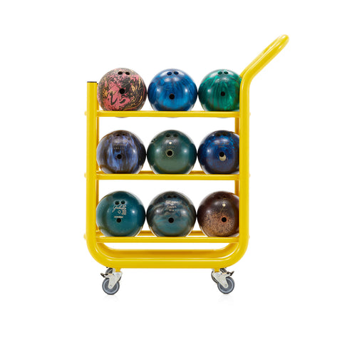 Yellow Bowling Ball Cart