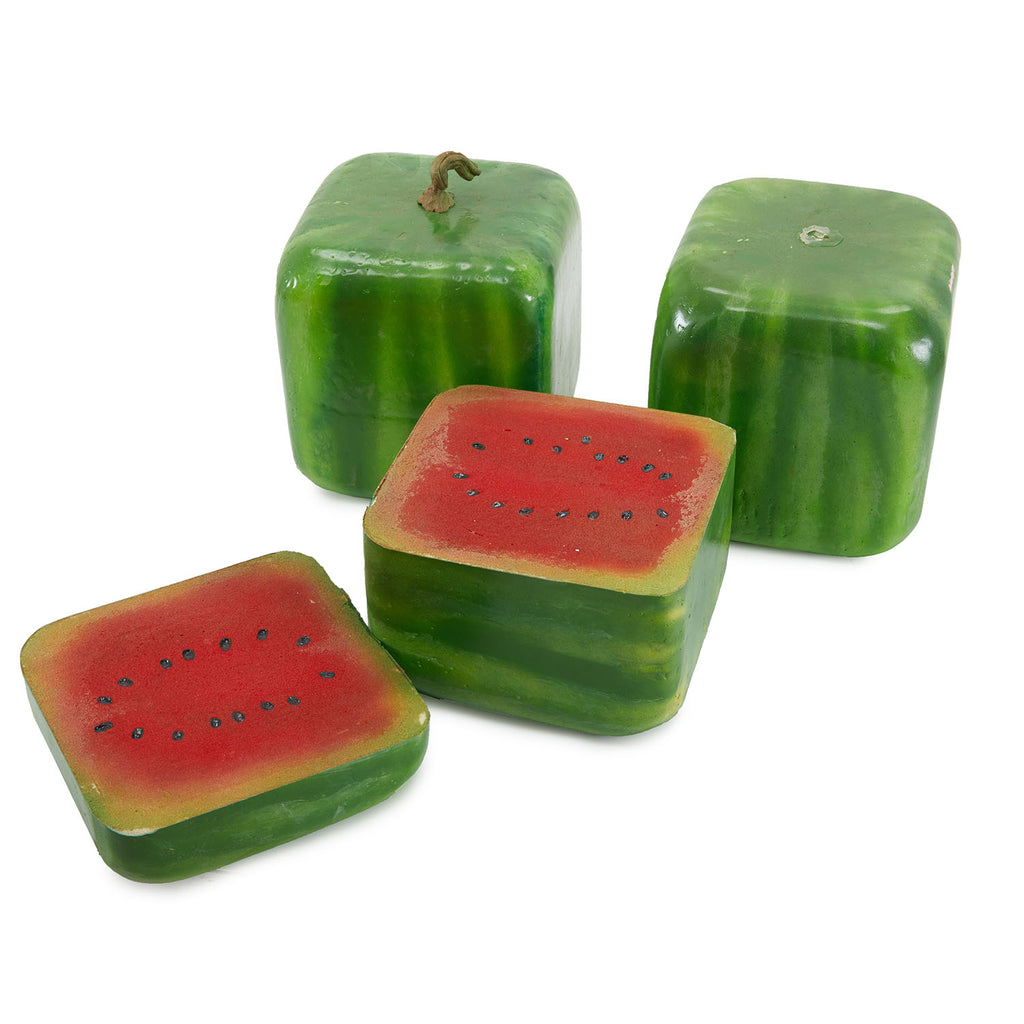 Green Cubic Watermelon Fake Food