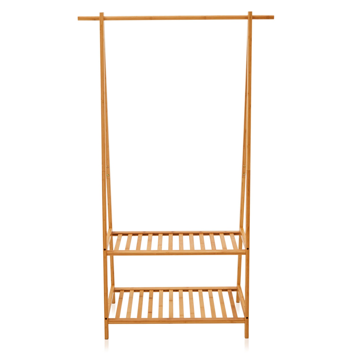Blonde Wood Clothing Rack - Gil & Roy Props