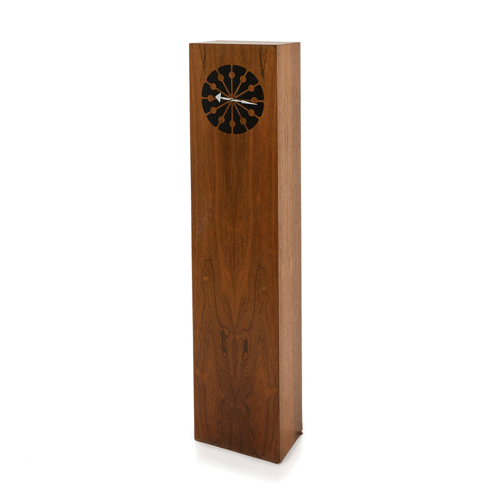 Danish Wood Rectangle Standing Floor Clock