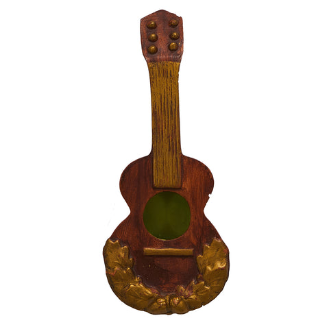 Ukulele Wall Hanging with Green Center