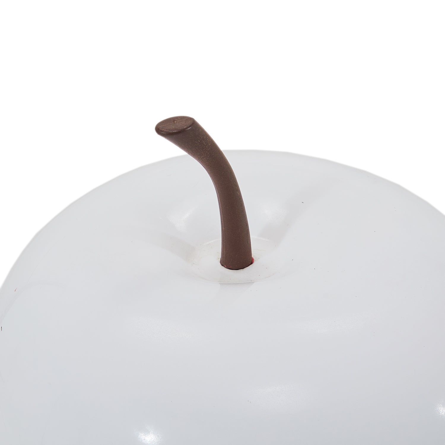 White Large Apple Table Sculpture - Gil & Roy Props
