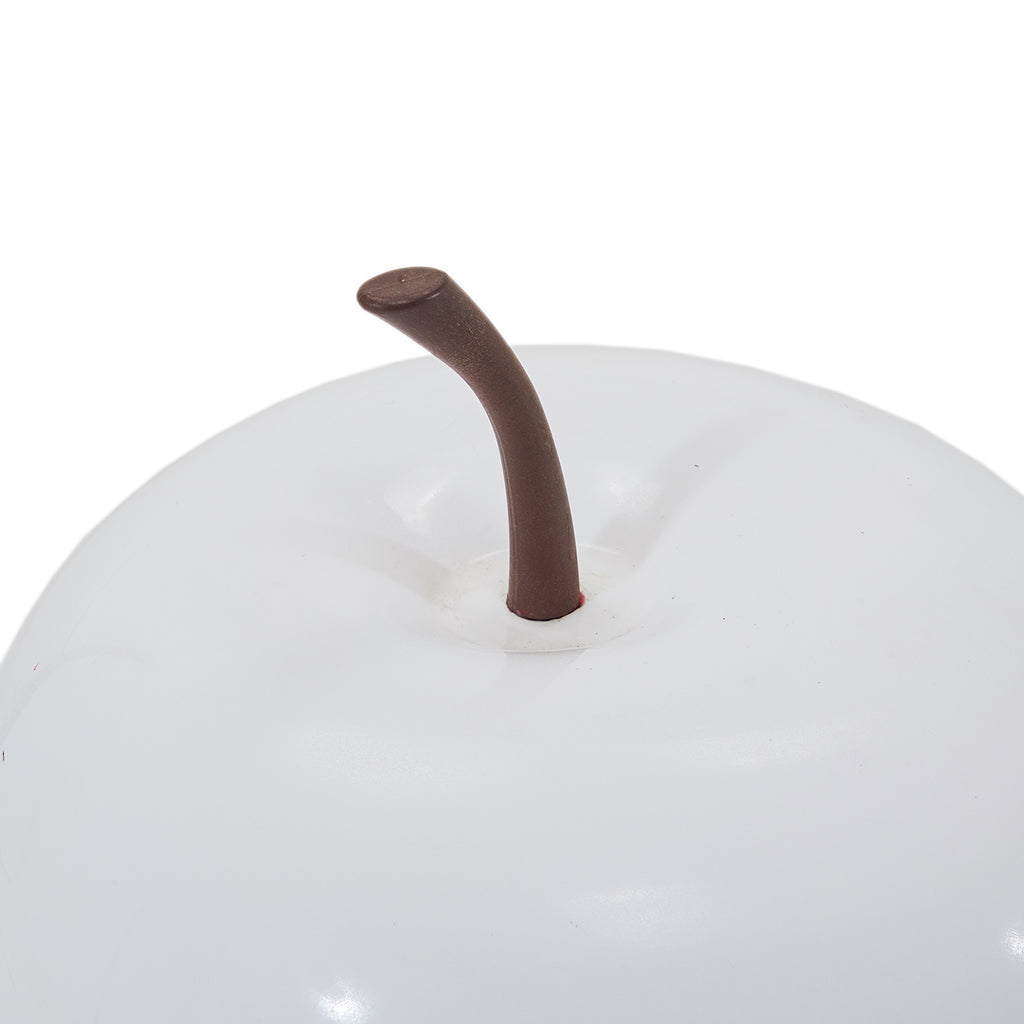 White Large Apple Table Sculpture