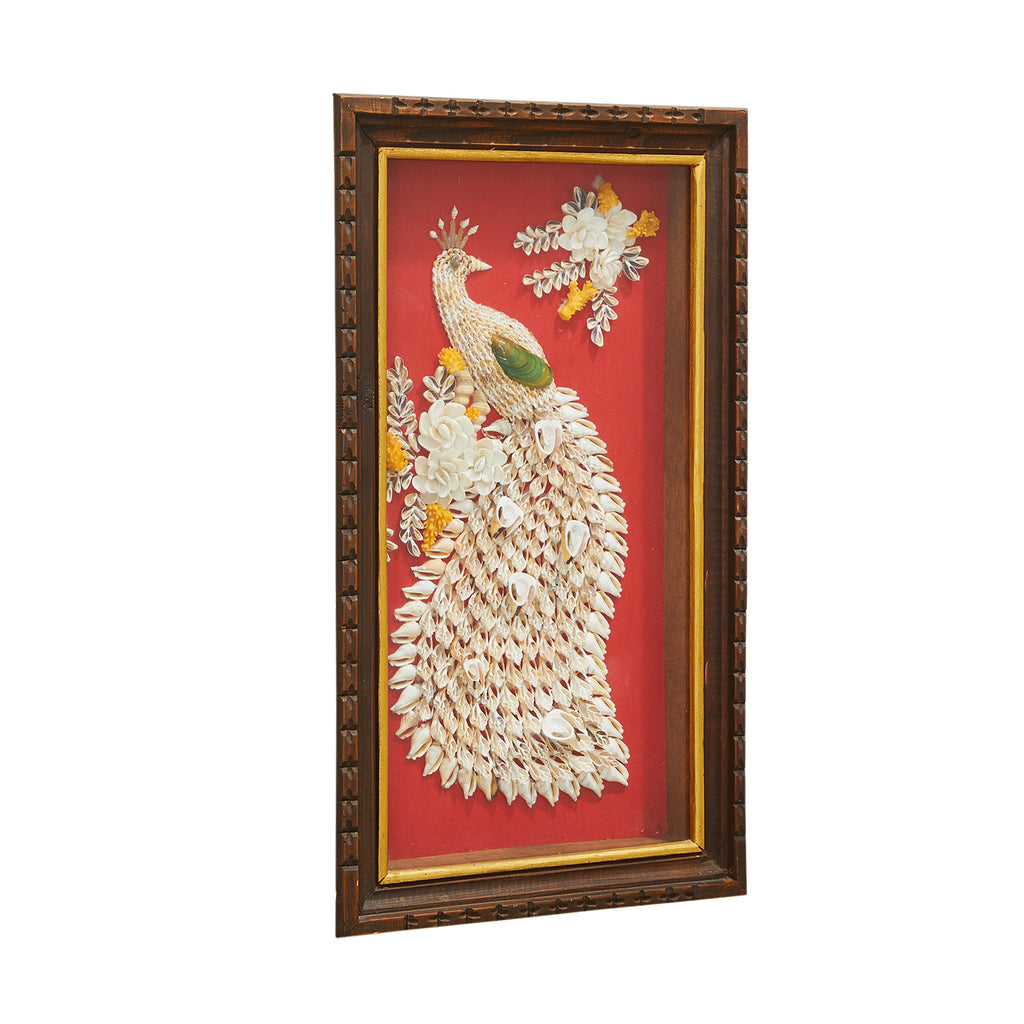 Peacock Shell Painting - Right Facing