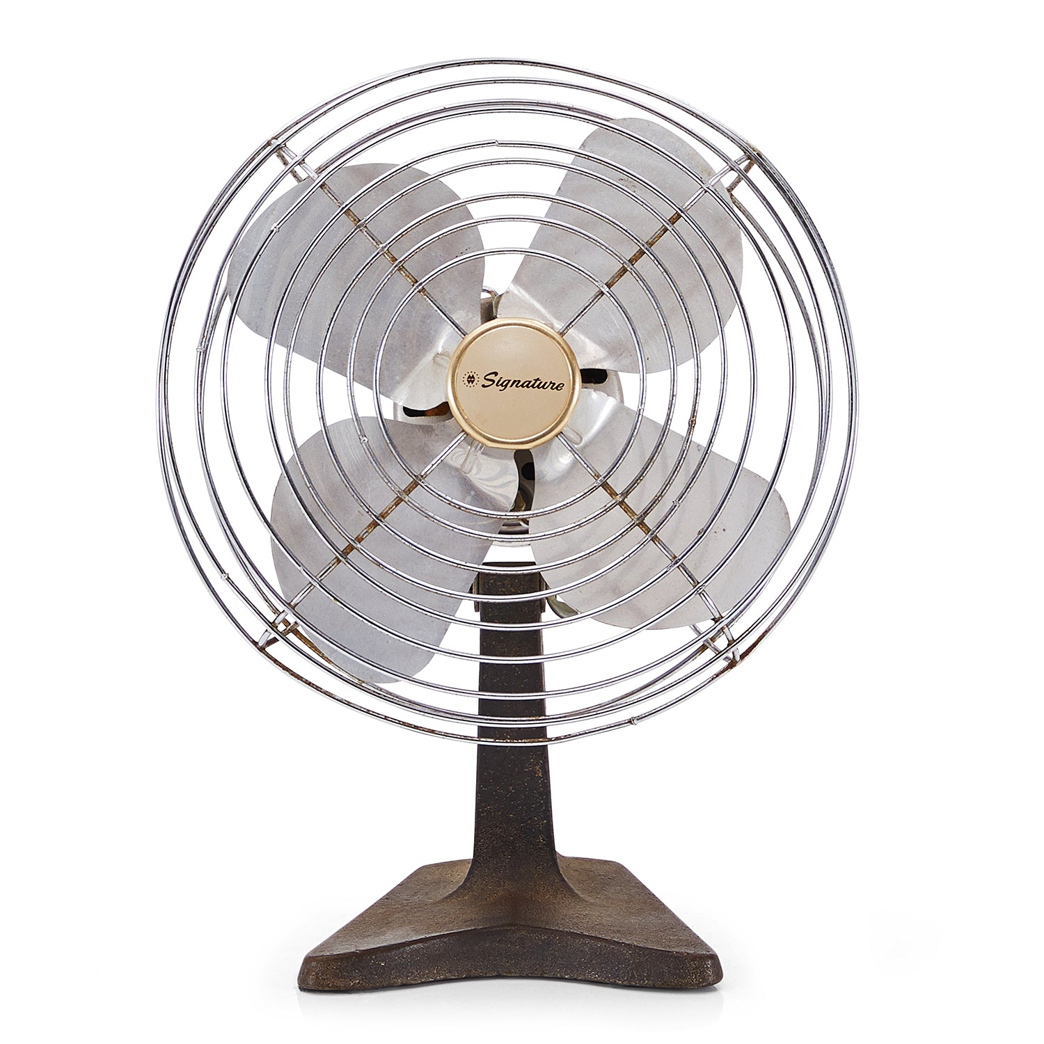 Cast-Iron Signature Table Fan - Gil & Roy Props
