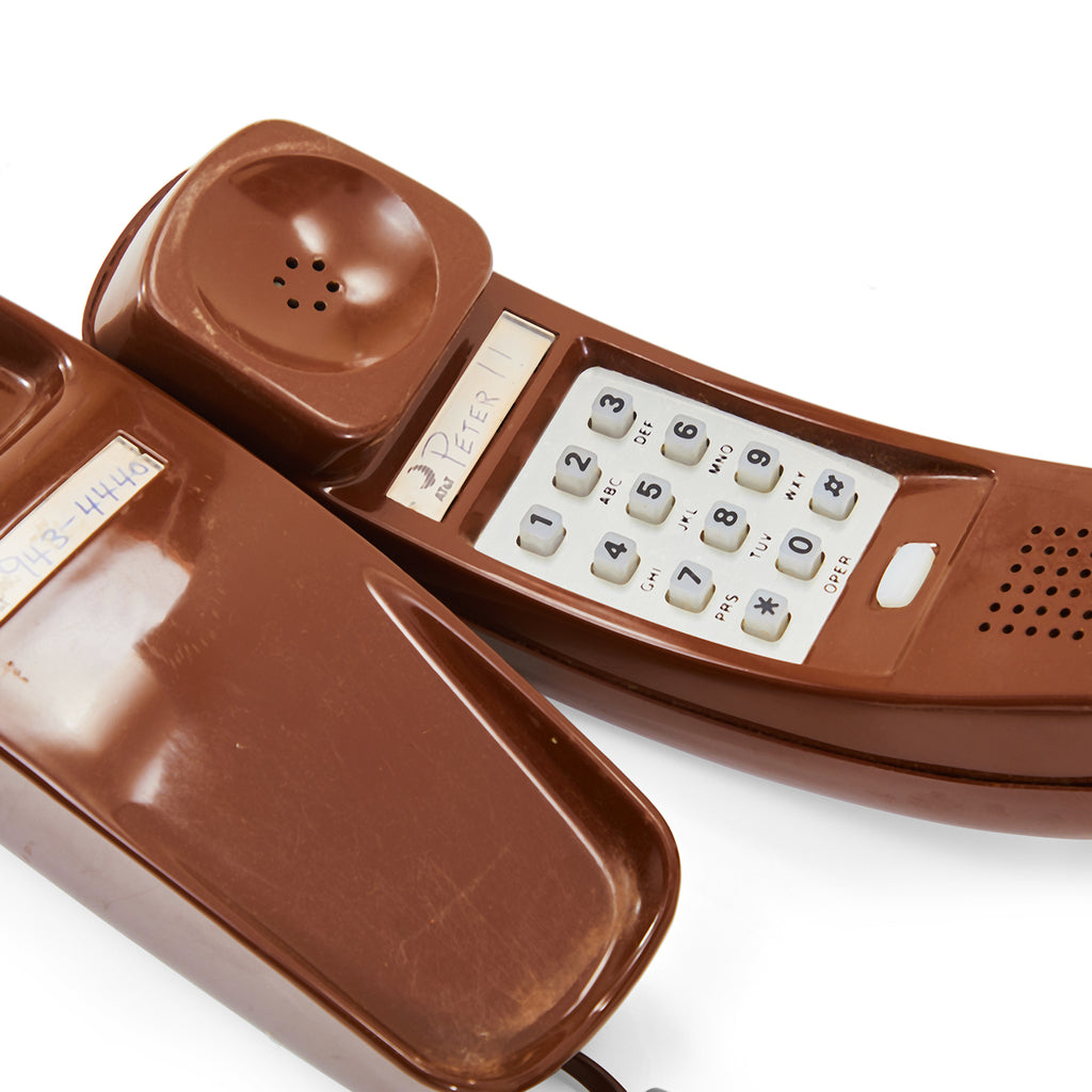 Brown Vintage Home Telephone