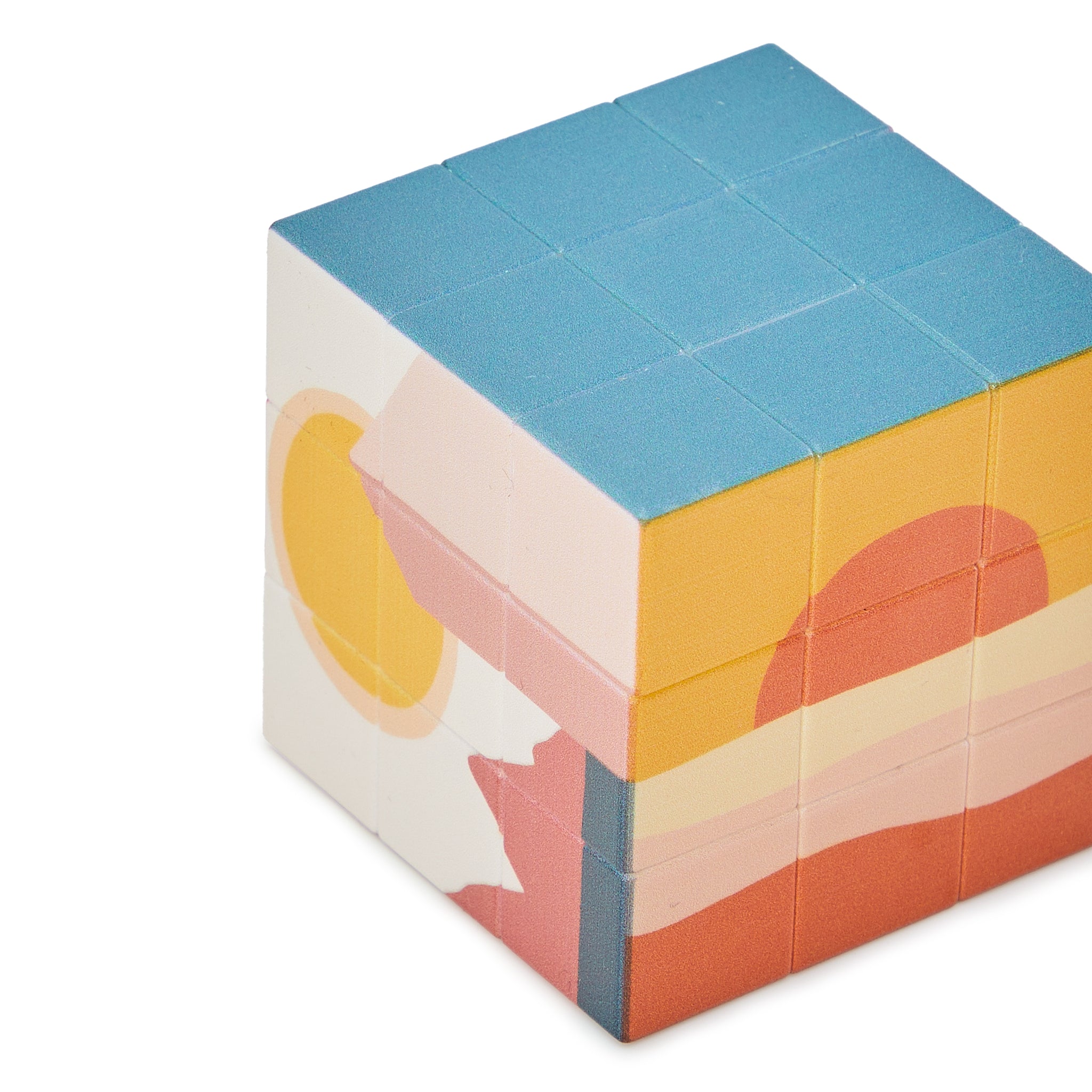 Red Blue Desert Rubiks Cube (A+D) - Gil & Roy Props