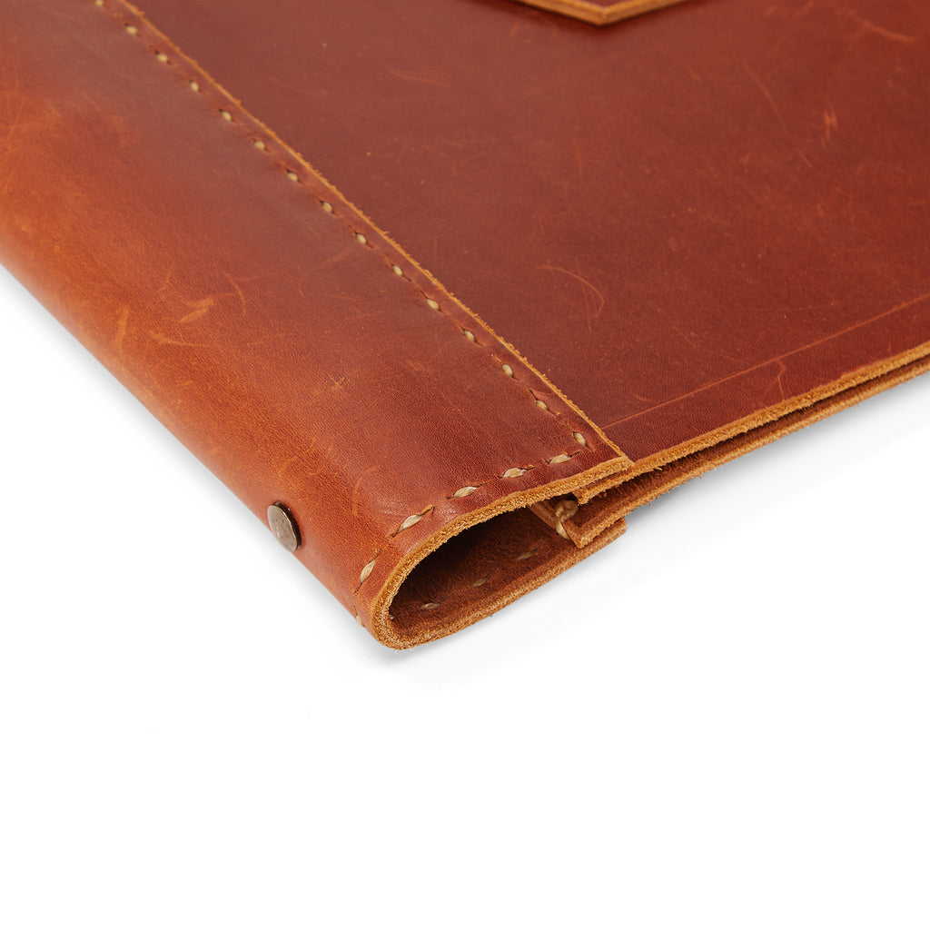 Brown Leather Folio (A+D)
