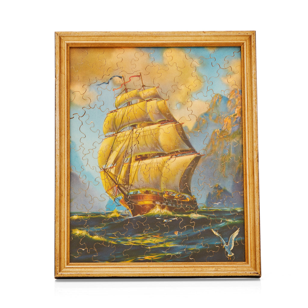 1120 (A+D) Framed Ship Puzzle