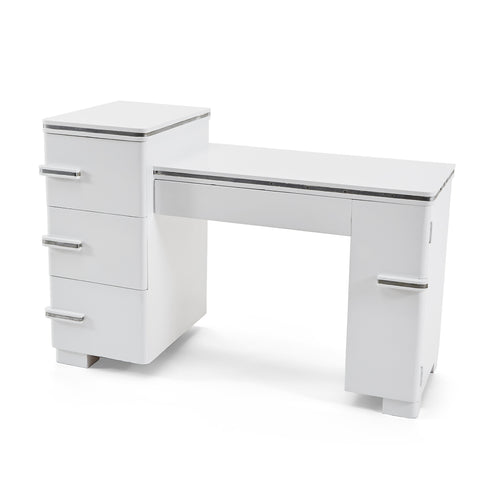 Modern White Desk Vanity