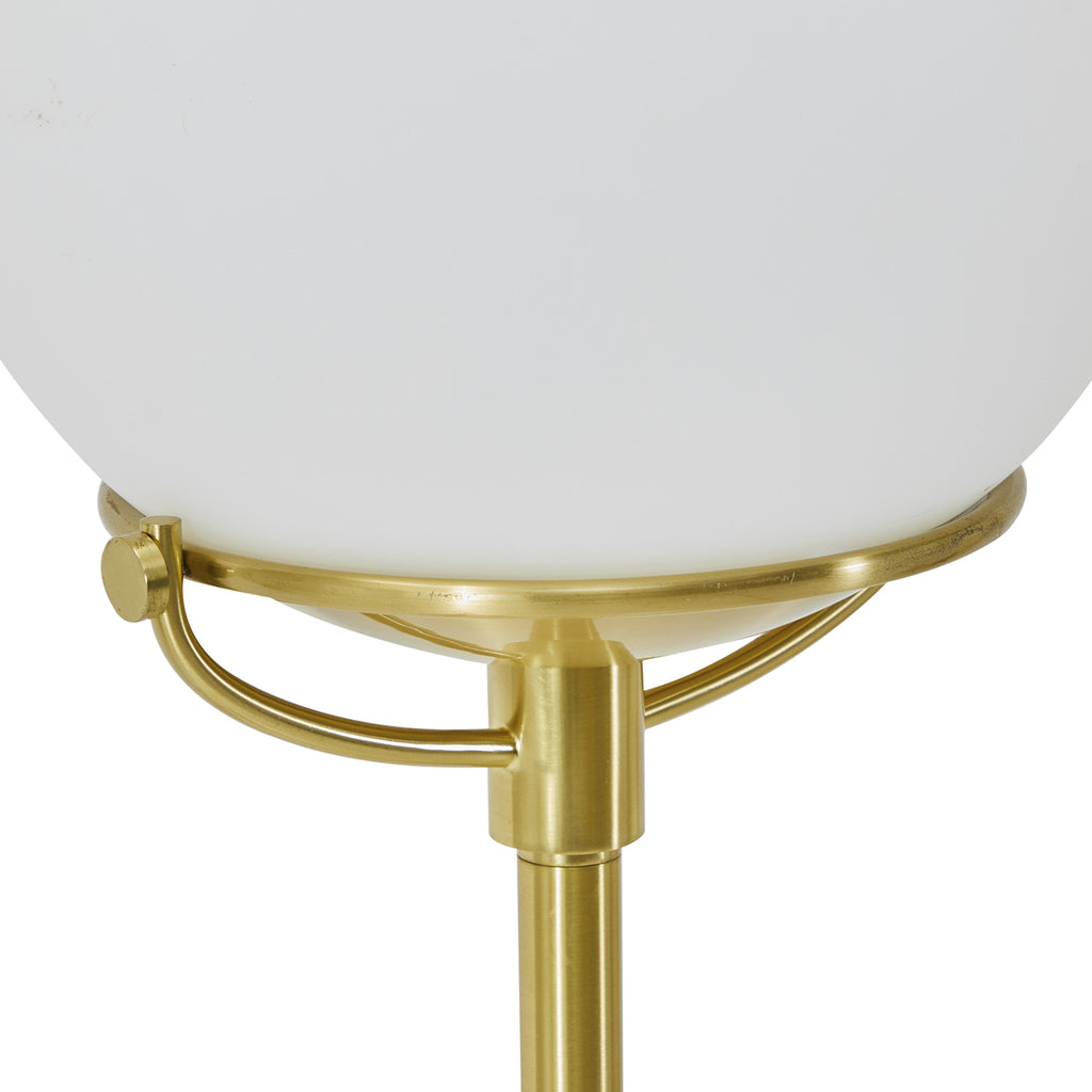 Gold Globe Floor Lamp