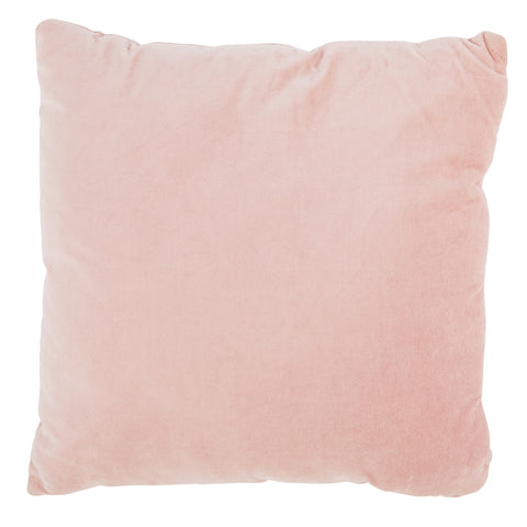 Solid Pink Throw Pillow