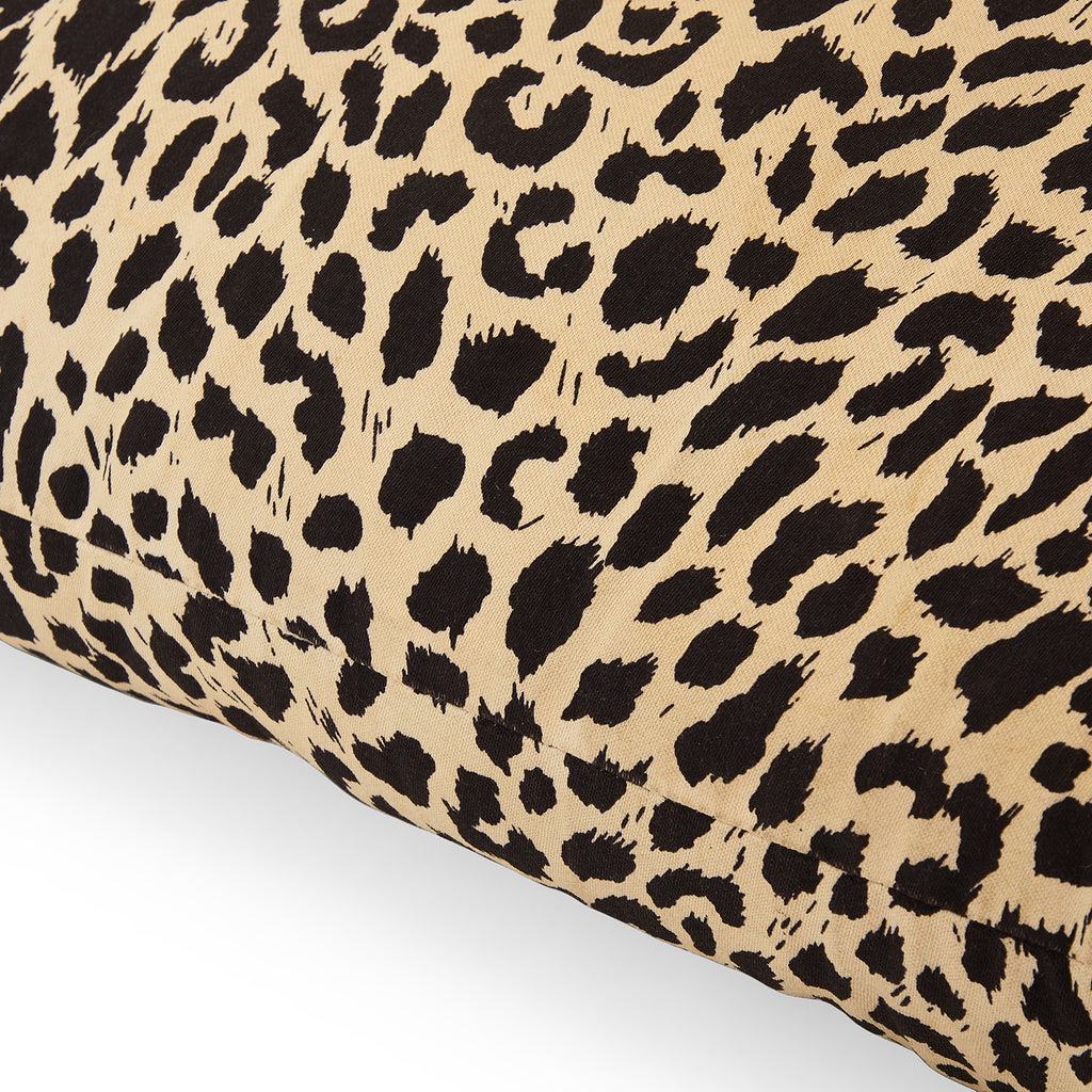 Leopard Print Large Square Pillow