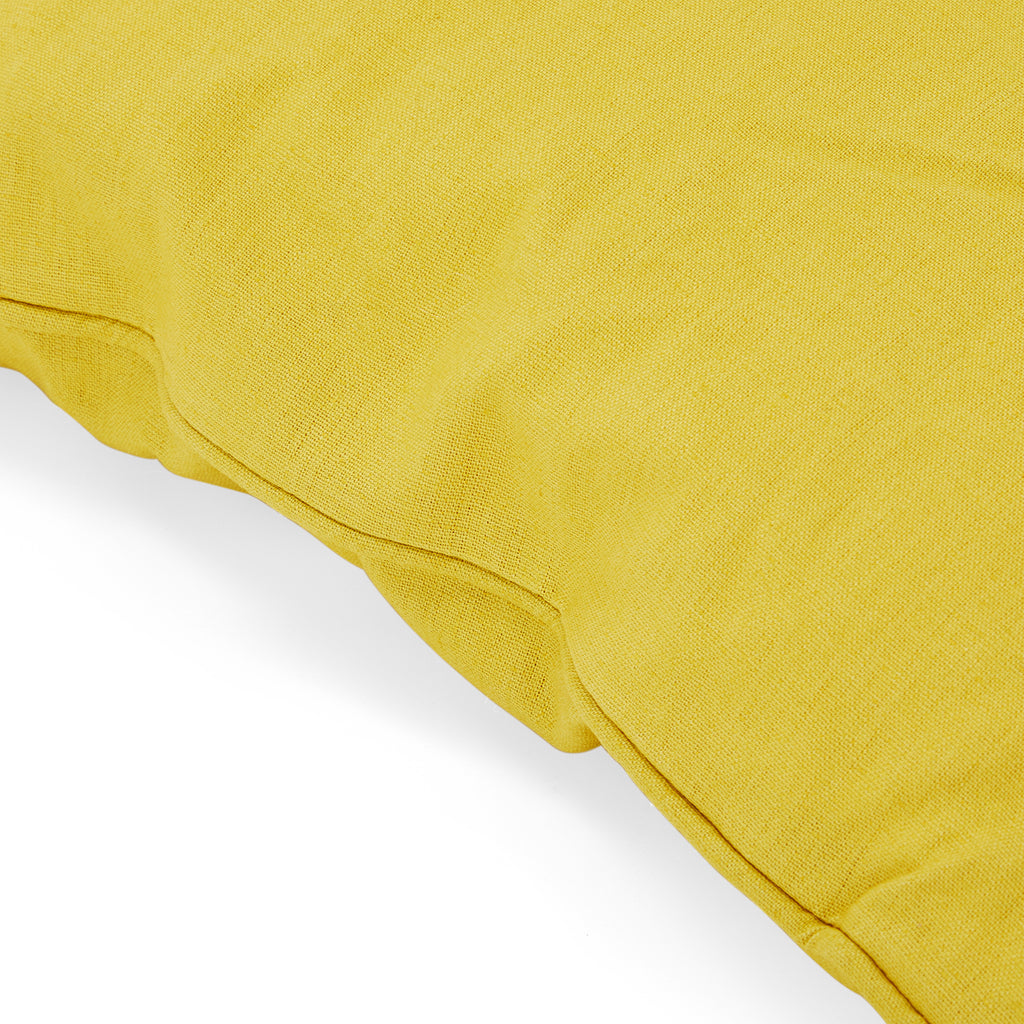 Solid Yellow Throw Pillow
