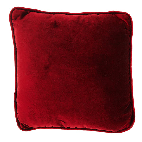 Red Velvet Small Square Pillow