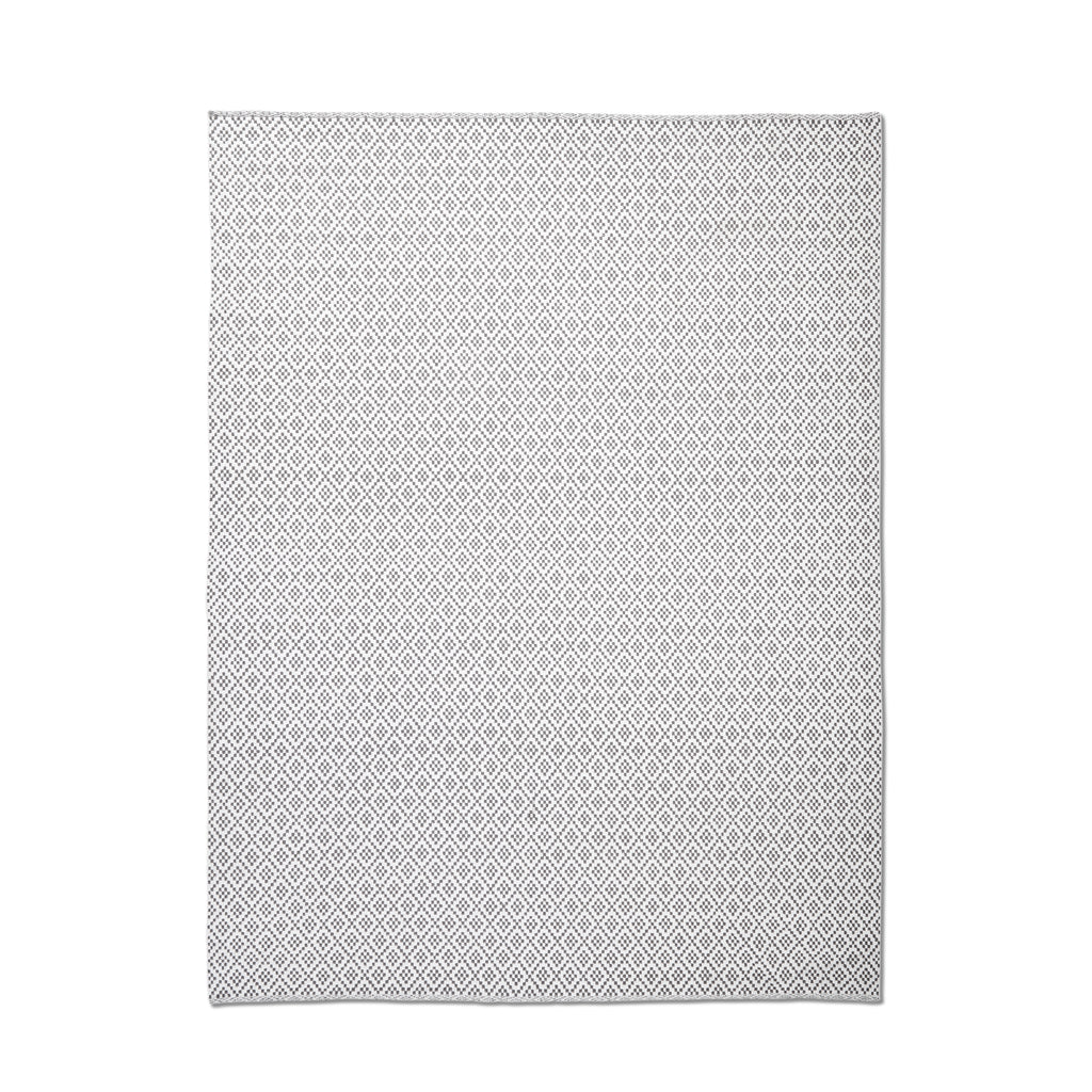 Grey Diamond Pattern Rug