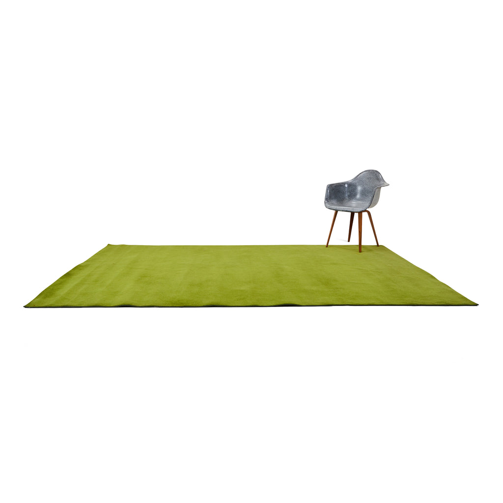 Large Solid Green Rug