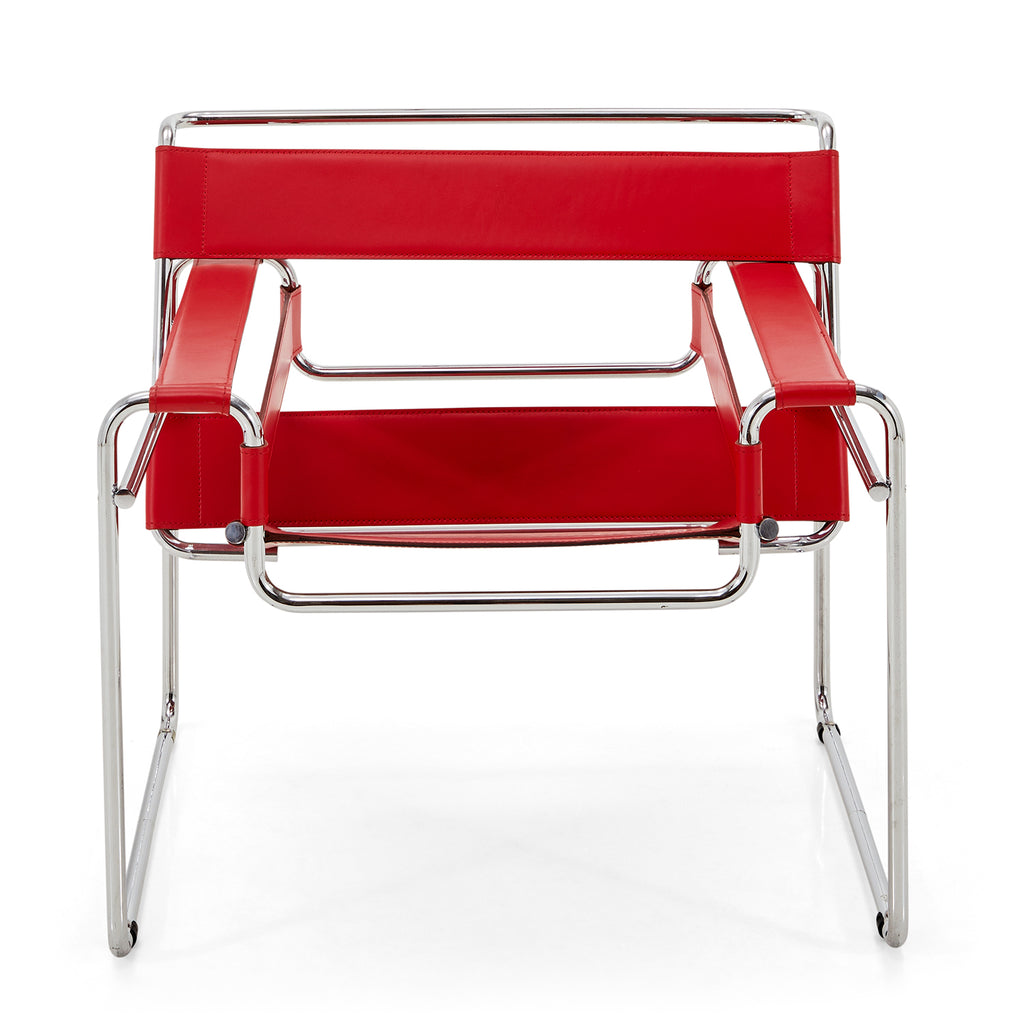 Red Wassily Lounge Chair