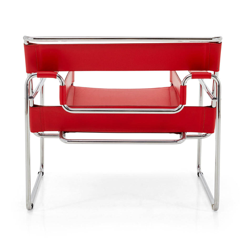 Red Wassily Lounge Chair