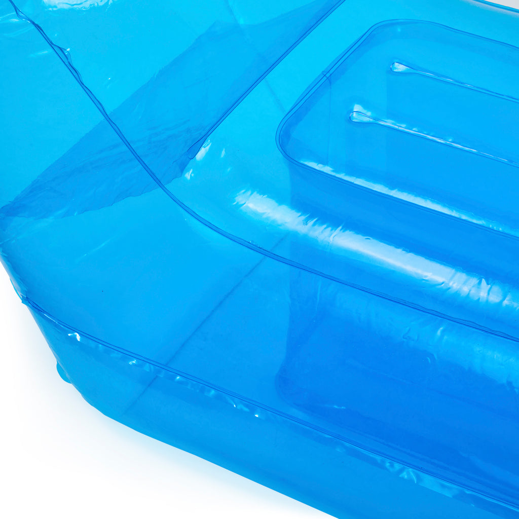 Blue Inflatable Bench
