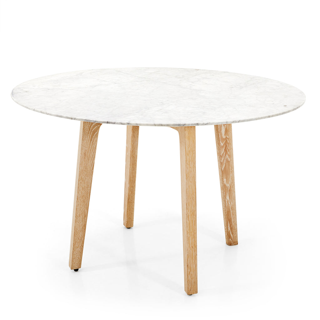 Modern White Marble Round Dining Table