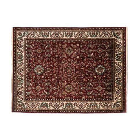 Red & Tan Victorian Area Rug