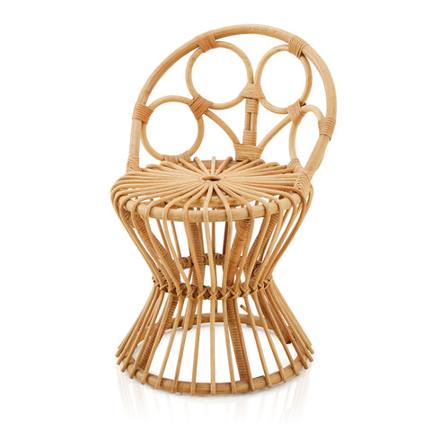 Rattan Small Side Chair