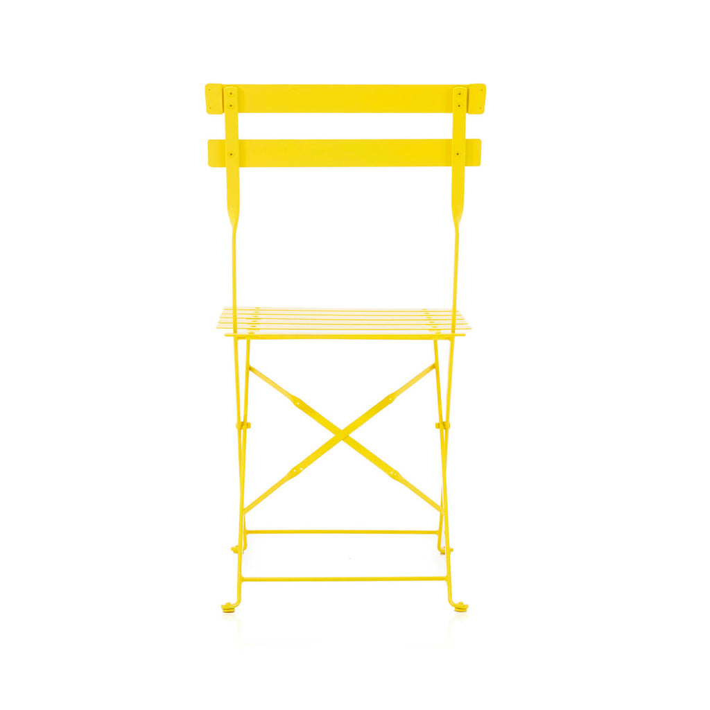 Yellow Metal Bistro Chair