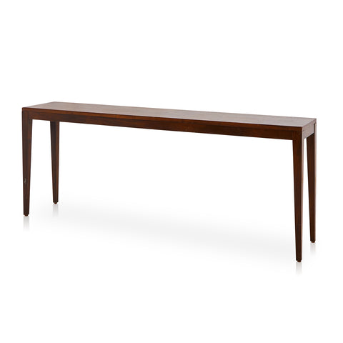 Wood Thin Mid Century Console Table